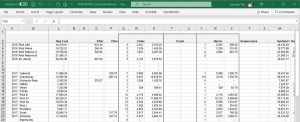 Winery Excel Costing Book